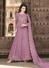 Pink Colour Latest Fancy Designer Heavy Festive Wear Soft Georgette Heavy Work Stylish Gown Collection 20051